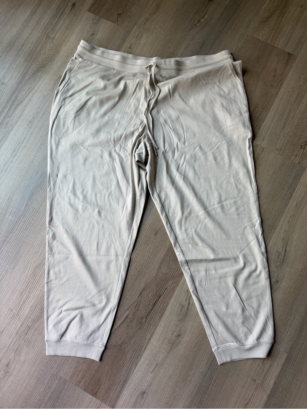 Haven Well Within Womens Beige Drawstring Jogger Pants
